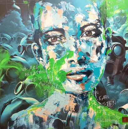 Nature that breathes us I - a Art Design Artowrk by Michaela Steinacher